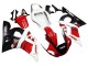 Mejores Carenados Moto Yamaha YZF 600 R6 1998-2002 - Blanco Rojo Negro Brillante