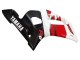 Mejores Carenados Moto Yamaha YZF 600 R6 1998-2002 - Blanco Rojo Negro Brillante