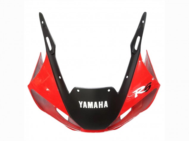 Mejores Carenados Moto Yamaha YZF 600 R6 1998-2002 - Blanco Rojo Negro Brillante