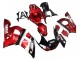 Mejores Carenados Moto Yamaha YZF 600 R6 1998-2002 - Rojo Blanco Negro Brillante