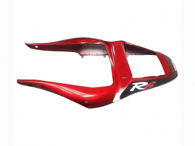 Mejores Carenados Moto Yamaha YZF 600 R6 1998-2002 - Rojo Blanco Negro Brillante