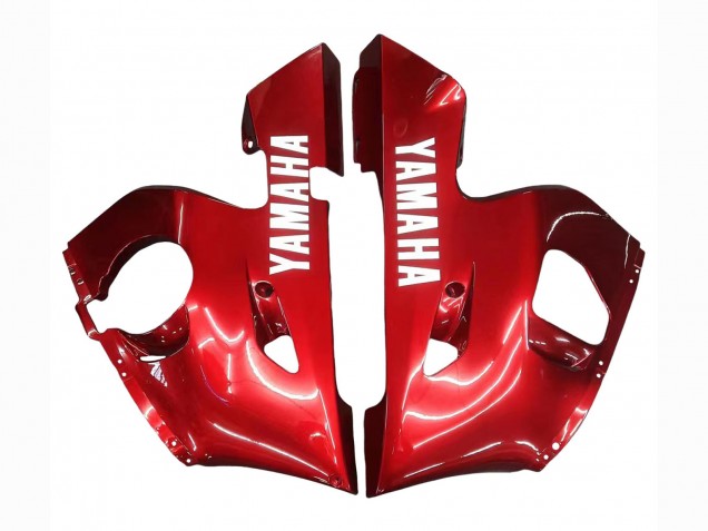 Mejores Carenados Moto Yamaha YZF 600 R6 1998-2002 - Rojo Blanco Negro Brillante