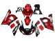 Mejores Carenados Moto Yamaha YZF 600 R6 1998-2002 - Rojo Blanco Negro Brillante
