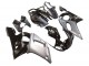 Mejores Carenados Moto Yamaha YZF 600 R6 1998-2002 - Plata Negro Brillante