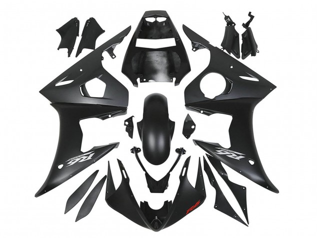 Mejores Carenados Moto Yamaha YZF R6 2003-2004 - Negro Mate