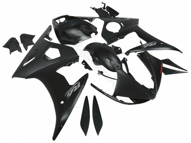 Mejores Carenados Moto Yamaha YZF R6S 2006-2009 - Negro Mate