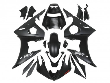 Mejores Carenados Moto Yamaha YZF R6S 2006-2009 - Negro Mate