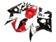 Mejores Carenados Moto Yamaha YZF R6S 2006-2009 - Rojo Blanco Negro Brillante