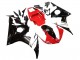 Mejores Carenados Moto Yamaha YZF R6S 2006-2009 - Rojo Blanco Negro Brillante