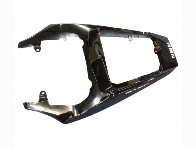 Mejores Carenados Moto Yamaha YZF R6S 2006-2009 - Negro Brillante Negro Mate Blanco Calcomanías