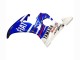 Mejores Carenados Moto Yamaha YZF R6S 2006-2009 - Blanco Azul Fiat Motul Kastinee