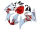 Mejores Carenados Moto Yamaha YZF R6S 2006-2009 - Blanco Rojo Lucky Strike Motul