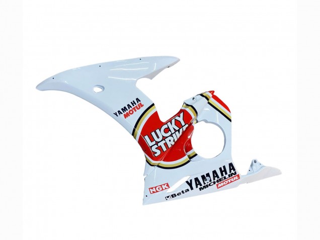 Mejores Carenados Moto Yamaha YZF R6S 2006-2009 - Blanco Rojo Lucky Strike Motul