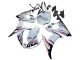 Mejores Carenados Moto Yamaha YZF R6S 2006-2009 - Blanco Dark Negro Llama