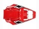 Mejores Carenado Moto Yamaha YZF R6S 2006-2009 - Blanco Rojo Negro Brillante