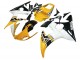 Mejores Carenados Moto Yamaha YZF R6S 2006-2009 - Amarillo Blanco Negro Brillante