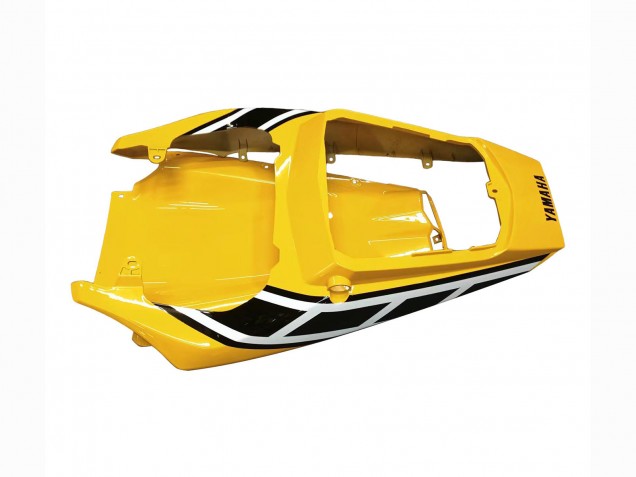 Mejores Carenados Moto Yamaha YZF R6S 2006-2009 - Amarillo Blanco Negro Brillante