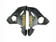 Mejores Carenados Moto Yamaha YZF R6S 2006-2009 - Gris Mate Negro Mate Oro Calcomanías