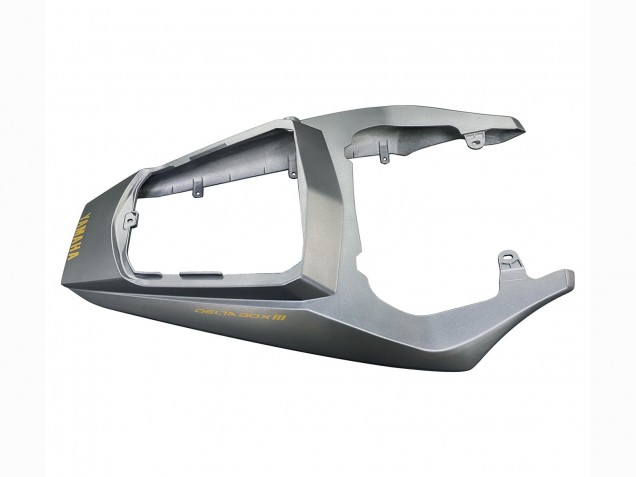 Mejores Carenados Moto Yamaha YZF R6S 2006-2009 - Gris Mate Negro Mate Oro Calcomanías