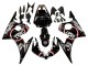Mejores Carenados Moto Yamaha YZF R6 2003-2004 - Negro Brillante Rojo Blanco Lucky Strike Motul