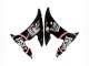 Mejores Carenados Moto Yamaha YZF R6S 2006-2009 - Negro Brillante Rojo Blanco Lucky Strike Motul