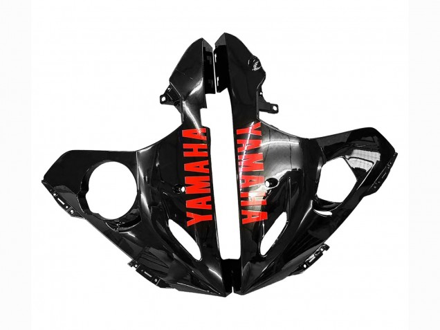 Mejores Carenados Moto Yamaha YZF R6 2003-2004 - Negro Brillante Rojo