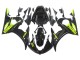 Mejores Carenados Moto Yamaha YZF R6 2003-2004 - Negro Brillante Neon Amarillo