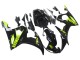 Mejores Carenados Moto Yamaha YZF R6S 2006-2009 - Negro Brillante Neon Amarillo