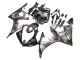 Mejores Carenados Moto Yamaha YZF R6S 2006-2009 - Gris Negro Mate Geométrico