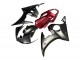 Mejores Carenado Moto Yamaha YZF R6S 2006-2009 - Rojo Negro Mate
