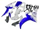 Mejores Carenados Moto Yamaha YZF R6S 2006-2009 - Blanco Azul GYTR
