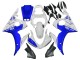 Mejores Carenados Moto Yamaha YZF R6S 2006-2009 - Blanco Azul GYTR