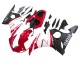 Mejores Carenados Moto Yamaha YZF R6S 2006-2009 - Rojo Blanco Negro Mate