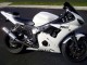 Mejores Carenados Moto Yamaha YZF R6S 2006-2009 - Blanco Negro Calcomanías