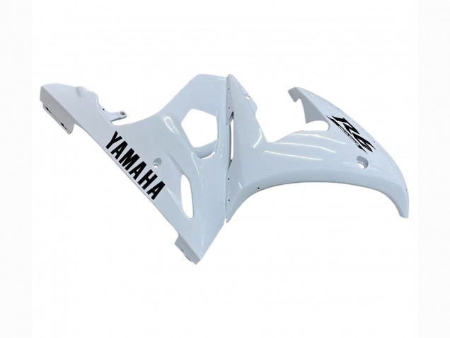 Mejores Carenados Moto Yamaha YZF R6S 2006-2009 - Blanco Negro Calcomanías
