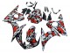 Mejores Carenados Moto Yamaha YZF R6S 2006-2009 - Negro Rojo Gris Camouflage
