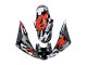 Mejores Carenados Moto Yamaha YZF R6S 2006-2009 - Negro Rojo Gris Camouflage