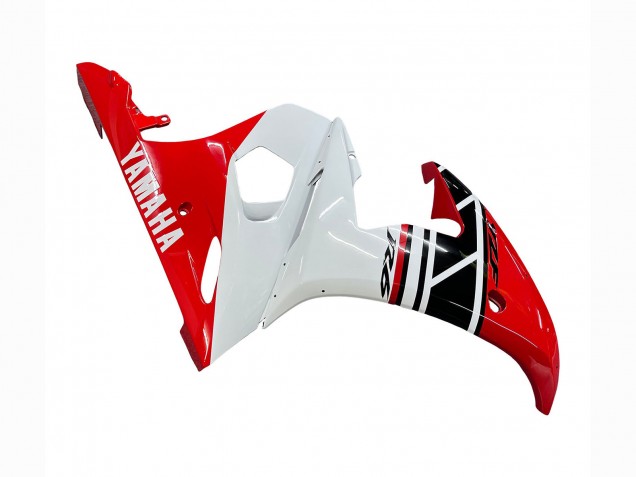 Mejores Carenados Moto Yamaha YZF R6S 2006-2009 - Rojo Blanco Negro