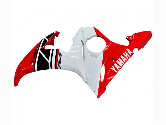 Mejores Carenados Moto Yamaha YZF R6S 2006-2009 - Rojo Blanco Negro