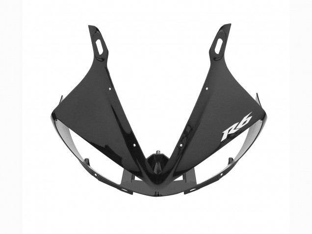 Mejores Carenados Moto Yamaha YZF R6S 2006-2009 - Negro Brillante Negro Mate