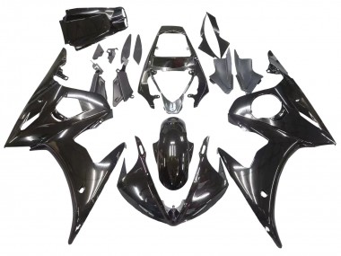 Mejores Carenados Moto Yamaha YZF R6S 2006-2009 - Negro Brillante