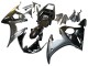 Mejores Carenados Moto Yamaha YZF R6S 2006-2009 - Negro Brillante Negro Mate Oro Camaleón