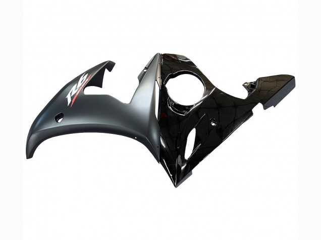 Mejores Carenados Moto Yamaha YZF R6S 2006-2009 - Negro Brillante Negro Mate Oro Camaleón