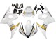 Mejores Carenados Moto Yamaha YZF R6S 2006-2009 - Blanco Oro