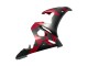 Mejores Carenados Moto Yamaha YZF 600 R6 2005 - Negro Mate Rojo Geométrico