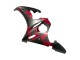 Mejores Carenados Moto Yamaha YZF 600 R6 2005 - Negro Mate Rojo Geométrico