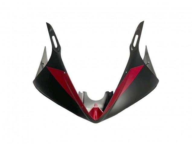 Mejores Carenados Moto Yamaha YZF 600 R6 2005 - Negro Mate Rojo Geométrico