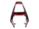 Mejores Carenados Moto Yamaha YZF 600 R6 2005 - Negro Mate Rojo Geométrico