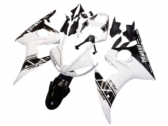 Mejores Carenados Moto Yamaha YZF 600 R6 2005 - Blanco Negro