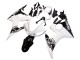 Mejores Carenados Moto Yamaha YZF 600 R6 2005 - Blanco Negro